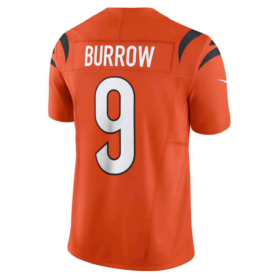Joe Burrow Cincinnati Bengals Nike Vapor F.U.S.E. Limited Jersey - Orange thumbnail 4