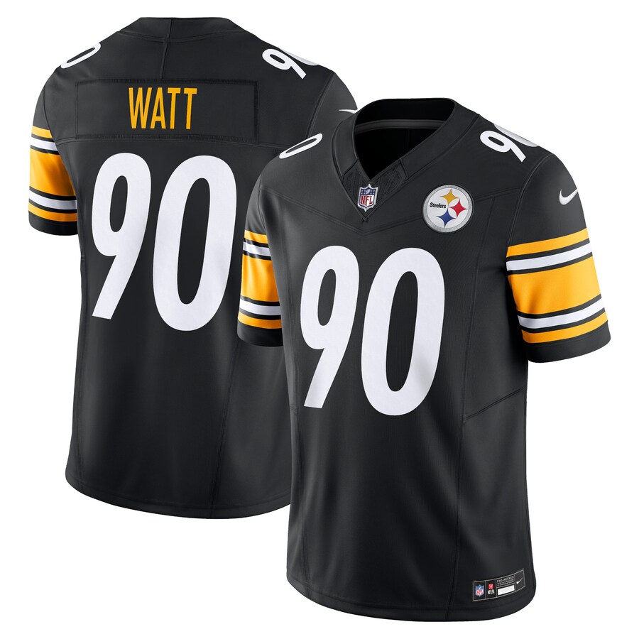 T.J. Watt Pittsburgh Steelers Nike Vapor F.U.S.E. Limited Jersey - Black thumbnail 1