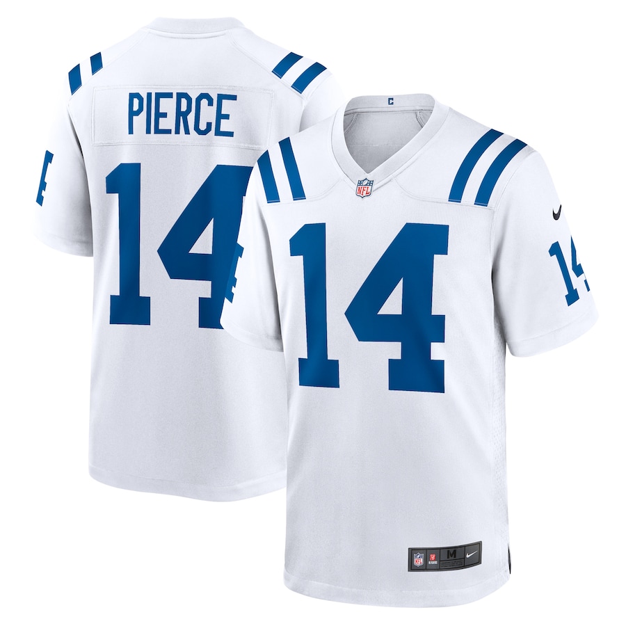 Alec Pierce Indianapolis Colts Nike Away Game Player Jersey - White thumbnail 2
