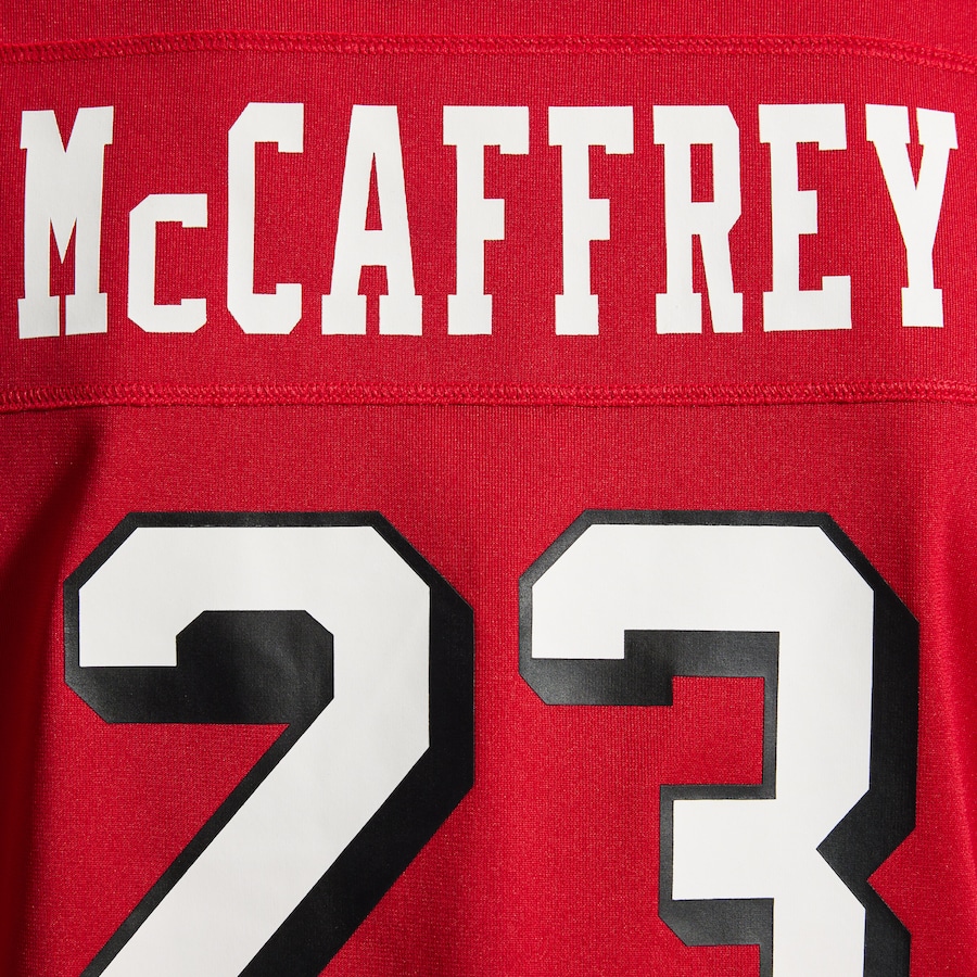 Christian McCaffrey San Francisco 49ers Nike Women's Player Jersey - Scarlet thumbnail 13