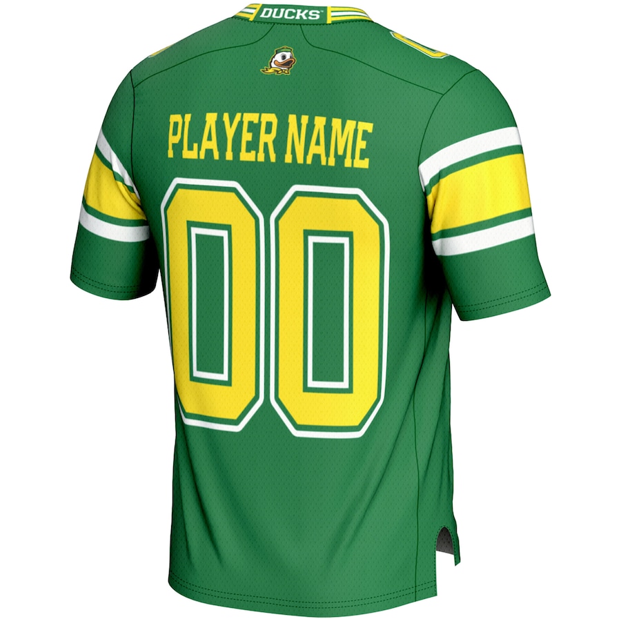 Oregon Ducks GameDay Greats NIL Pick-A-Player Football Jersey - Green thumbnail 4