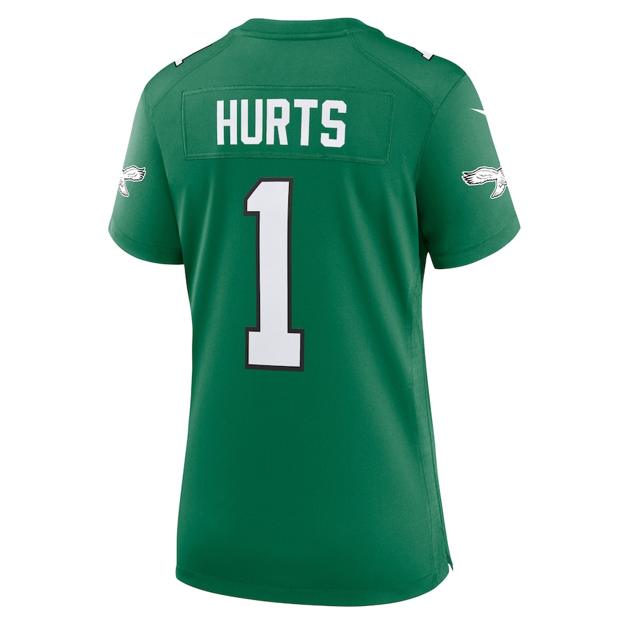 Jalen Hurts Philadelphia Eagles Nike Women's Game Player Jersey - Kelly Green thumbnail 4