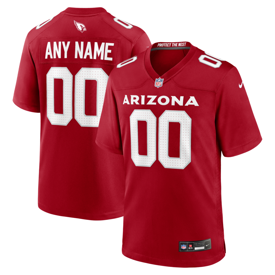 Arizona Cardinals Nike Custom Game Jersey - Cardinal thumbnail 1
