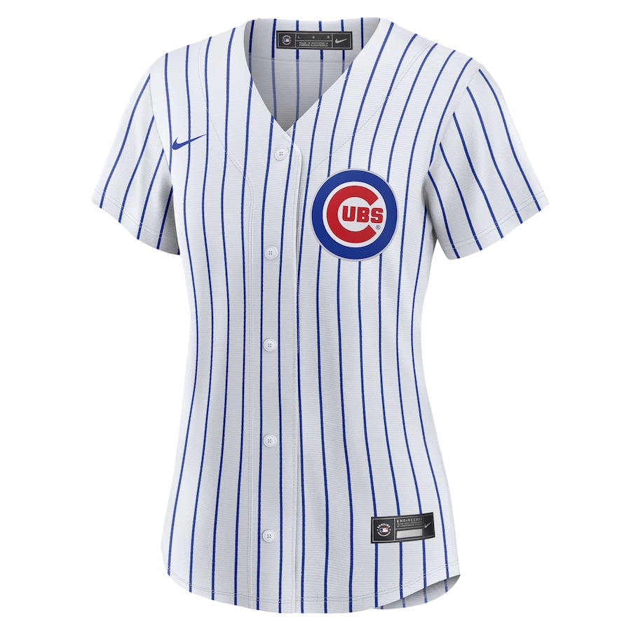 Dansby Swanson Chicago Cubs Nike Women's Home Replica Player Jersey - White/Royal thumbnail 3